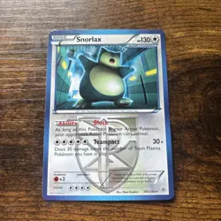 Pokemon TCG Snorlax Team Plasma 101/135 Plasma Storm Regular Card - Image 1