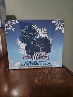 POKEMON CENTER SWORD & SHIELD SILVER TEMPEST SEALED ELITE TRAINER BOX - Image 1
