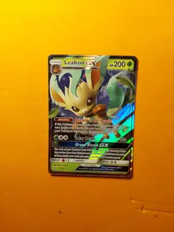 Pokemon TCG Sun & Moon: Ultra Prism Leafeon GX - 13/156 NM - Image 1