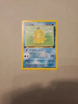 Pokemon TCG Psyduck Base Set 65/82 1st Edition Lp Condition - Image 1