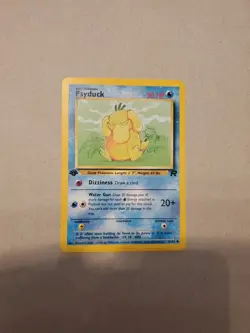 Pokemon TCG Psyduck Base Set 65/82 1st Edition Lp Condition - Image 3