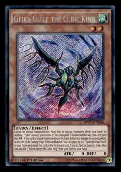 Geira Guile the Cubic King MVP1-ENS36 The Dark Side of Dimensions Yu-Gi-Oh NM - Image 1