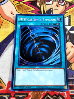Mystical Space Typhoon ra02-en048 (NM+) Secret Rare Yu-Gi-Oh! - Image 1
