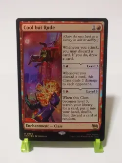 Cool but Rude 89 Teenage Mutant Ninja Turtles Foil R MTG Card - Image 1