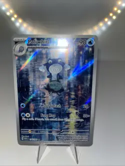 Pokemon TCG Poliwhirl Full Art 176/165 151 Card in NM/M Condition - Image 3