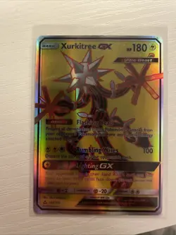 Xurkitree GX 142/156 Sun & Moon Ultra Prism Ultra Rare Full Art Pokemon TCG Card - Image 1