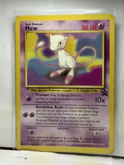 Pokemon Mew BLACK STAR 8 - WOTC PROMO - league 2000 - Image 1