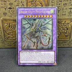 Yugioh Dragon Knight Draco-Equiste DREV-EN038 Ultimate Rare 1st Edition NM - Image 1