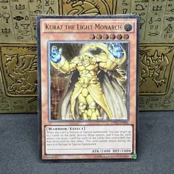 Yugioh Kuraz the Light Monarch OP02-EN002 Ultimate Rare NM - Image 1