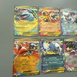 Mega Evolution Complete Double Rare EX Set Bundle (All 10 Cards) Pokemon - NM - Image 2