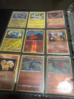 Binder Full Of Pokemon Cards/Lot Of 180+ Cards. One page of Yu Gi Oh! - Image 3