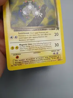 Pokemon Card Dark Magneton 28/82 Non-Holo Card Team Rocket - Image 4