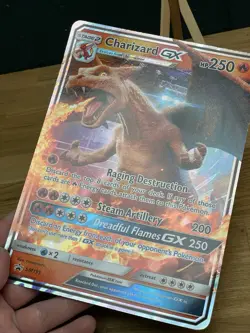 Charizard GX SM195 JUMBO Black Star Promo Pokemon Card 2019 Detective Pikachu - Image 3