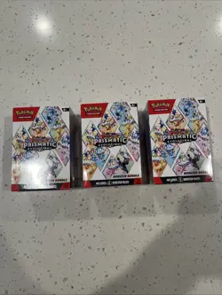 Pokemon Prismatic Evolutions Booster Bundle Brand New Sealed Lot of 3 - Image 1