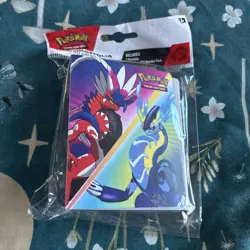 Pokemon Tcg Scarlet And Violet Mini Portfolio/Binder Holds 60 No Booster Pack - Image 1