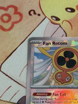 Pokemon TCG Fan Rotom Prismatic Evolutions 085/131 Reverse Holo Master Ball - Image 2