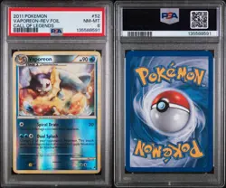 Pokemon TCG Call of Legends #52/95 Vaporeon Reverse Holo - Grade 8. New Cert - Image 3