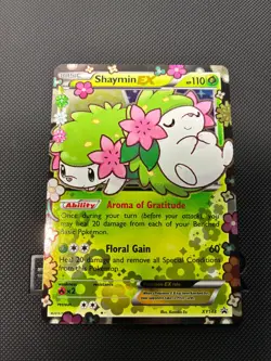Shaymin EX #XY148 Pokemon TCG Black Star Promo Full Art – Near Mint - Image 1