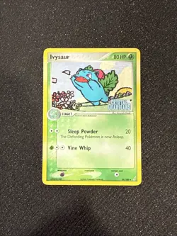 Ivysaur 34/100 EX Crystal Guardians Reverse Holo Rare Pokemon TCG - MP - Image 1