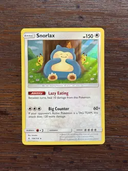 Snorlax - 158/214 - Pokemon Unbroken Bonds Holo Rare Card NM - Image 1