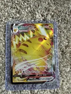 Pokemon TCG Pikachu VMAX SWSH286 Sword & Shield Black Star Promo Holo - Image 1