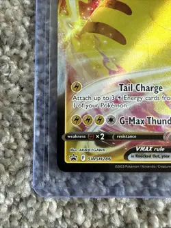 Pokemon TCG Pikachu VMAX SWSH286 Sword & Shield Black Star Promo Holo - Image 2