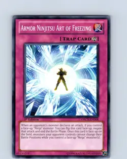 Yu-Gi-Oh TCG Armor Ninjitsu Art Of Freezing ORCS-EN068 1st Edition Common NM - Image 1