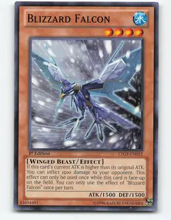 Blizzard Falcon #LTGY-EN012 1st Edition Yugioh Card - Image 1