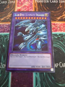 Yugioh Blue-Eyes Ultimate Dragon LCKC-EN057 Secret Rare Unlimited Near Mint - Image 1