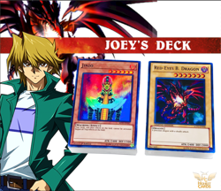 YuGiOh Complete Joey Wheeler Deck! Jinzo + Gilford + Red-Eyes Black Drag + Bonus - Image 1
