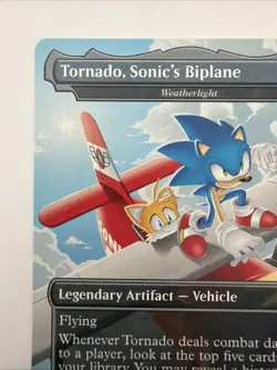 Tornado, Sonic's Biplane - Weatherlight Secret Lair Drop Regular - Image 2