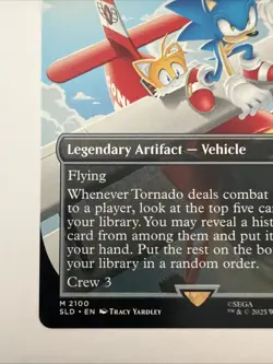 Tornado, Sonic's Biplane - Weatherlight Secret Lair Drop Regular - Image 5