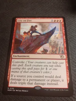 City On Fire / Magic MTG / March of the Machine - NM - Image 1