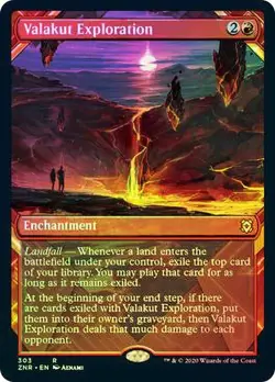 Valakut Exploration (Showcase) Foil English Mtg Magic (Mint-Nm) - Image 1