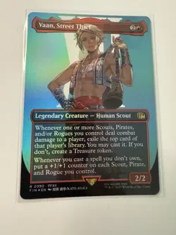 Vaan, Street Thief (Borderless) (FOIL) ✅ Final Fantasy ✅ Magic (mtg) - Image 1