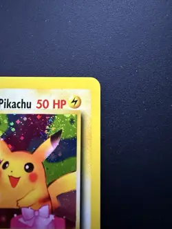 Pokemon Pikachu Birthday Surprise Holo #24 Black Star Promo Card WOTC Rare - Image 2