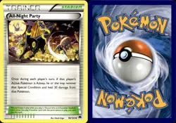 💥 All Night Party 96/122 Umbreon XY BREAK Point Pokemon Non Holo VLP - Image 1