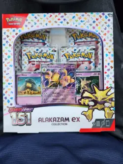Pokemon TCG: Scarlet & Violet-151 Alakazam ex Collection Booster Box 820650855269 - Image 1