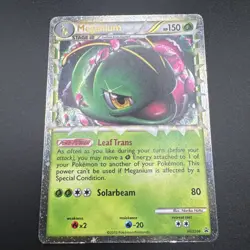 Pokemon Meganium Prime Black Star Promo TCG Card HGSS08 - Image 2
