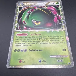 Pokemon Meganium Prime Black Star Promo TCG Card HGSS08 - Image 3