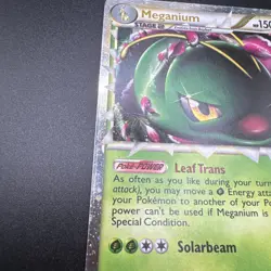 Pokemon Meganium Prime Black Star Promo TCG Card HGSS08 - Image 4