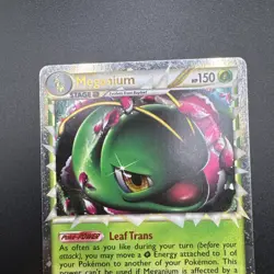Pokemon Meganium Prime Black Star Promo TCG Card HGSS08 - Image 5