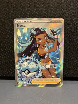 Pokemon TCG Nessa TG27/TG30- Lost Origin- Full Art Trainer | MINT / NM - Image 1