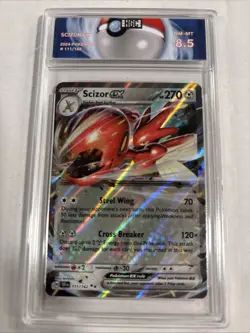 2024 Pokemon Scizor Ex #111 HGC 8.5 (sb5) - Image 1