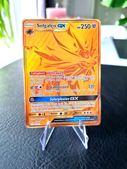 Pokemon Karte Solgaleo GX Gold 173/156 Ultra Prisma DE Near Mint - Image 1