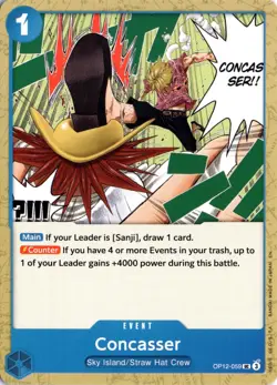 Concasser UC Legacy of the Master OP12-059 One Piece TCG - Image 1