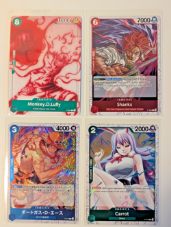 Monkey D. Luffy P-061 ONE PIECE English Promo - ONE PIECE TCG - plus three cards - Image 1