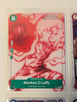 Monkey D. Luffy P-061 ONE PIECE English Promo - ONE PIECE TCG - plus three cards - Image 2