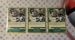 One Piece Romance Dawn Op01-058 Punk Gibson R Set Of 3 - Image 1