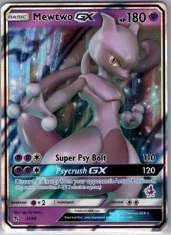 Mewtwo GX - 31/68 (Mewtwo Stamped) Battle Academy - Pokemon Card - NM - Image 1